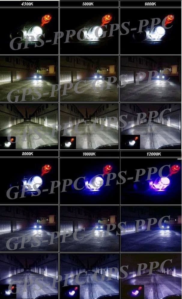 Metal HID Xenon Kit 35W H3 H7 H11 H1 HB4 Kit 3000K 6000K