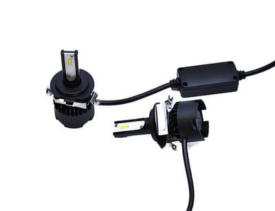 Mercedes C E ML CLK GLA GLS H7 Low Beam Bright LED Headlight Bulbs Holders 6000K