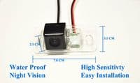 Rear Colour View Reversing Parking Camera LED For AUDI A6L A4 Q7 S5 water proof (MA6036)