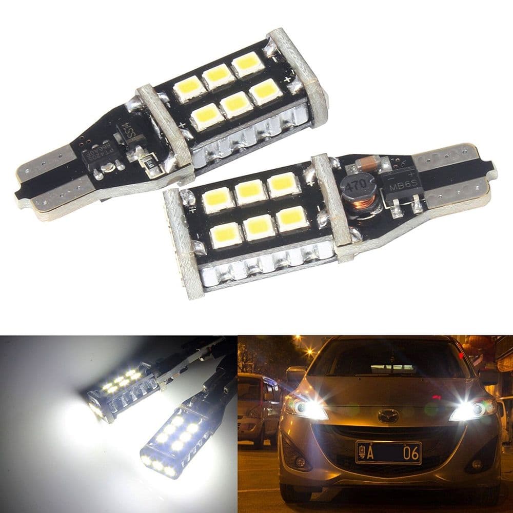 T15 168 955 921 W16W 15 SMD Bulbs LED Side Reverse Tail Brake Light ...