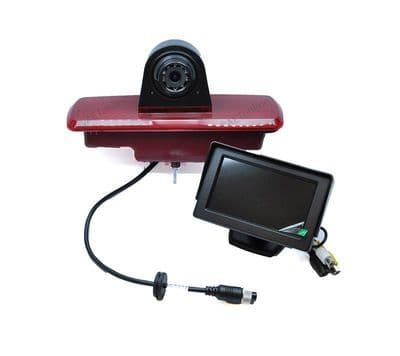 Vauxhall Vivaro Renault Trafic Brake Light LED Rear Reversing Camera + 4.3