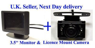 Video Parking Reversing kit colour Camera 3.5