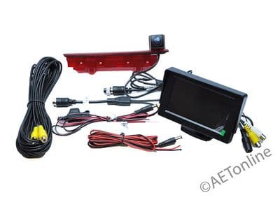 VW Transporter T5 T6 High Level Brake Light Reversing Camera + 4.3 Inch Monitor