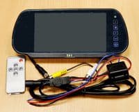 Wireless Video Parking Reversing kit 7'' inch LCD Night View Colour Camera