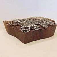 12.5cm Elephant wooden printing block/stamp
