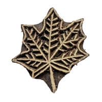 5.5cm Maple Leaf wooden printing block/stamp