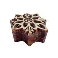 6.5cm Flower head wooden printing block/stamp