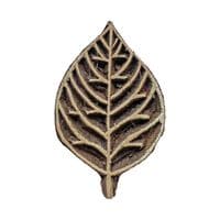 6.5cm  Leaf Detailed Wooden printing block/stamp