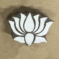 6.5cm Lotus flower design wooden printing block/stamp