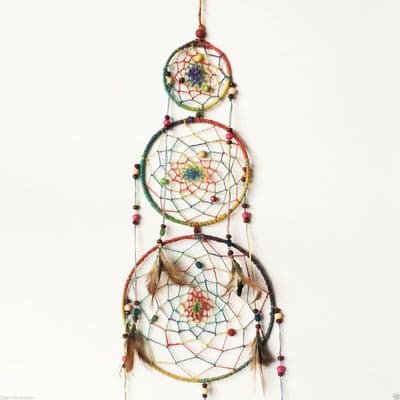 76cm triple hoop dream catcher