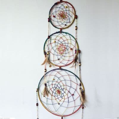 91cm triple hoop dream catcher