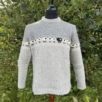 Black sheep unisex jumper in grey
