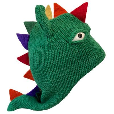 Dinosaur Monster Hat in Green