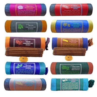 Himalayan Tibetan roll incense (various scents)