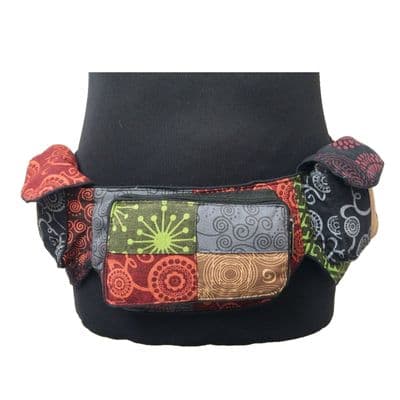 Patchwork floral bumbag/waistbelt (3 pockets)