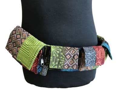 Patchwork floral bumbag/waistbelt (5 pockets)