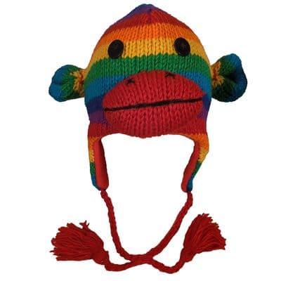 Rainbow Monkey Hat