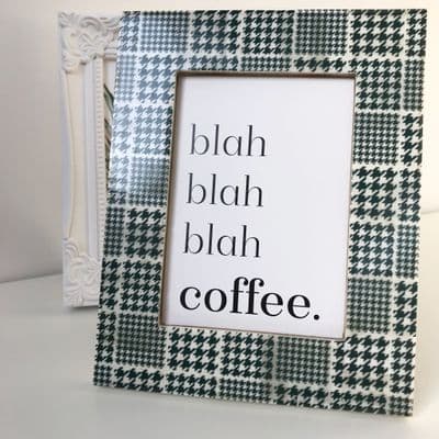 Blah blah blah coffee (A5 monochrome)