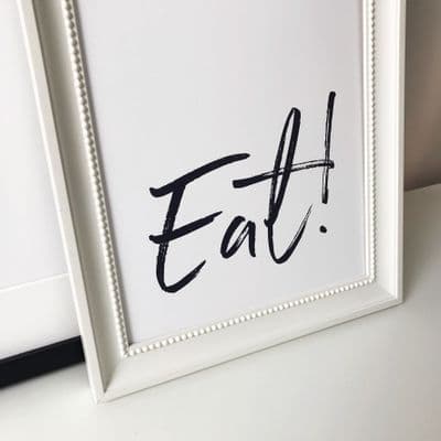 EAT! (A4 dark grey)