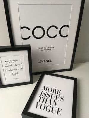 Fashion bundle (set of 3 prints) - COCO Chanel & Vogue