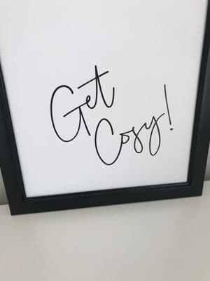 Get cosy (A4 & A5 monochrome)