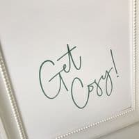 Get cosy (A4 green)