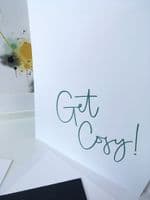 Get cosy (A4 green)