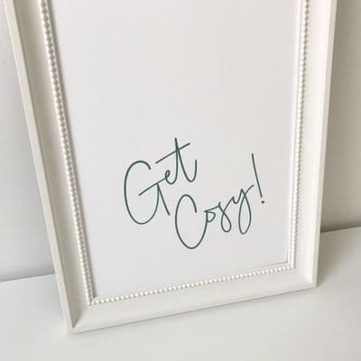 Get cosy (A4 green)