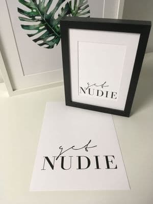 Get nudie design 2 (A3, A4 & A5 monochrome)