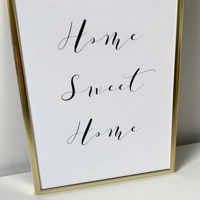 Home sweet home (A4 monochrome)