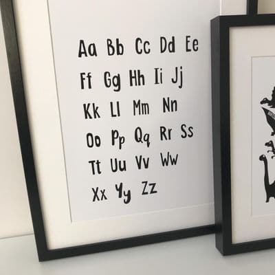 Monochrome Alphabet (A3 monochrome)