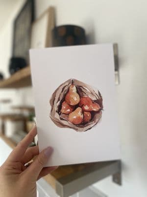 Pears (A5) TEXTURED CARD