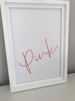 Pink (A4 pink font)