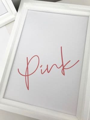 Pink (A4 pink font)
