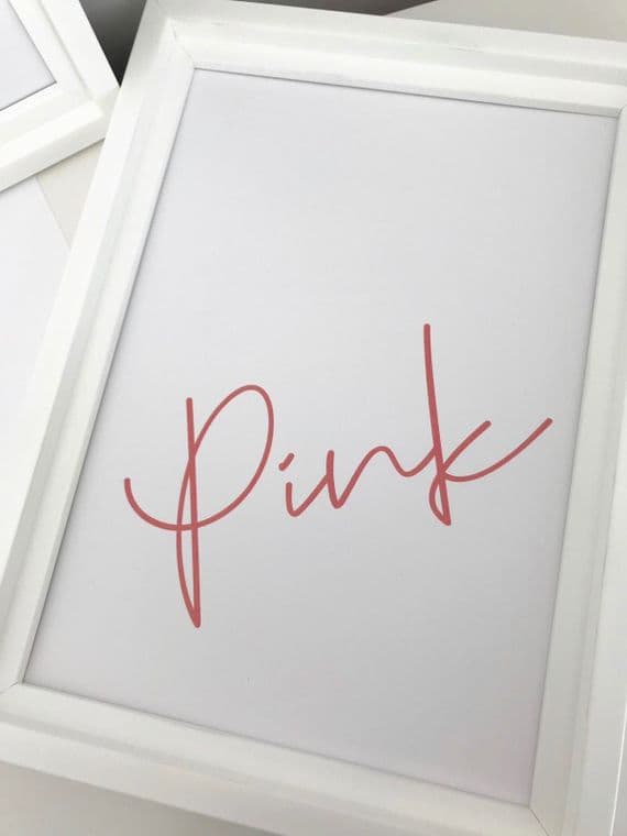 Pink (A4 pink font)