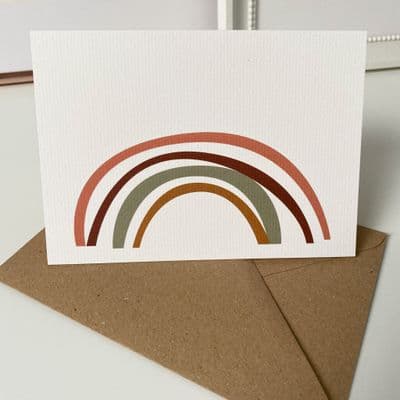 Rainbow - A6 greeting card