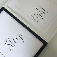 Sleep tight SET OF 2 (A4 monochrome prints)