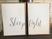 Sleep tight SET OF 2 (A4 monochrome prints)