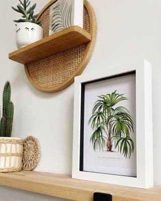 Vintage Palm Tree (A5) TEXTURED CARD