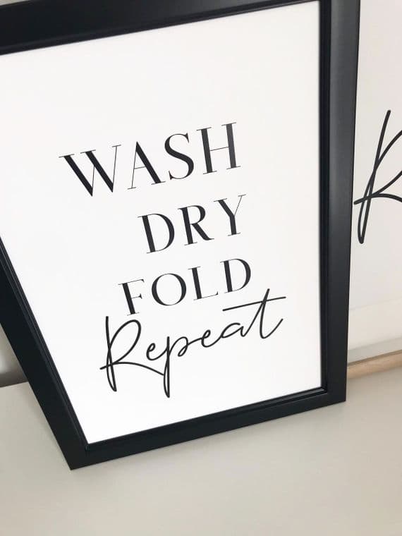 Wash dry fold repeat (A3 & A4 monochrome)