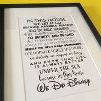 We do Disney (A4 monochrome)