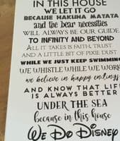 We do Disney (A4 monochrome)