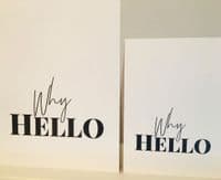 Why hello (A4 & A3 prints)