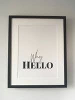 Why hello (A4 & A3 prints)