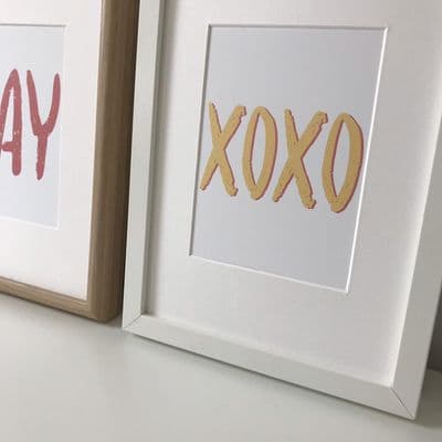 XOXO (A5 Yellow & pink)