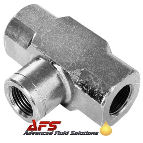 1-1/4 BSP Fixed Female Equal Tee 3 Way Adaptor Coned