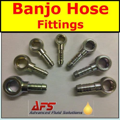 1/2 - 20 UNF Banjo Fitting x 7mm - 8mm Hose Tail