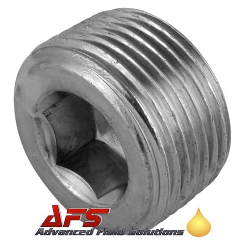 1/2 NPT Allen Key Socket Head Male Blanking Plug Hydraulic Taper Thread