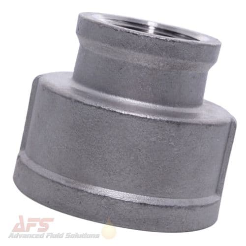 1/2 x 3/8 BSPP Female Reducing Socket - SS 316 Stainless Steel