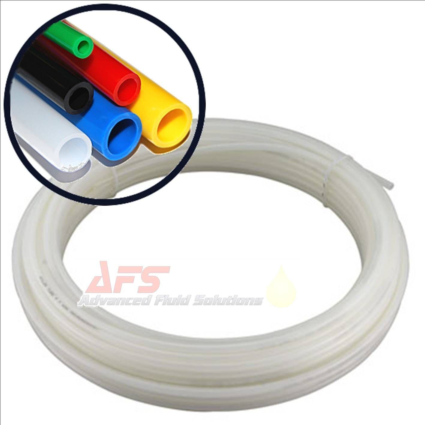 1/4 Inch O D x 0 170 I D Imperial Nylon Tube Natural Flexible Tubing
